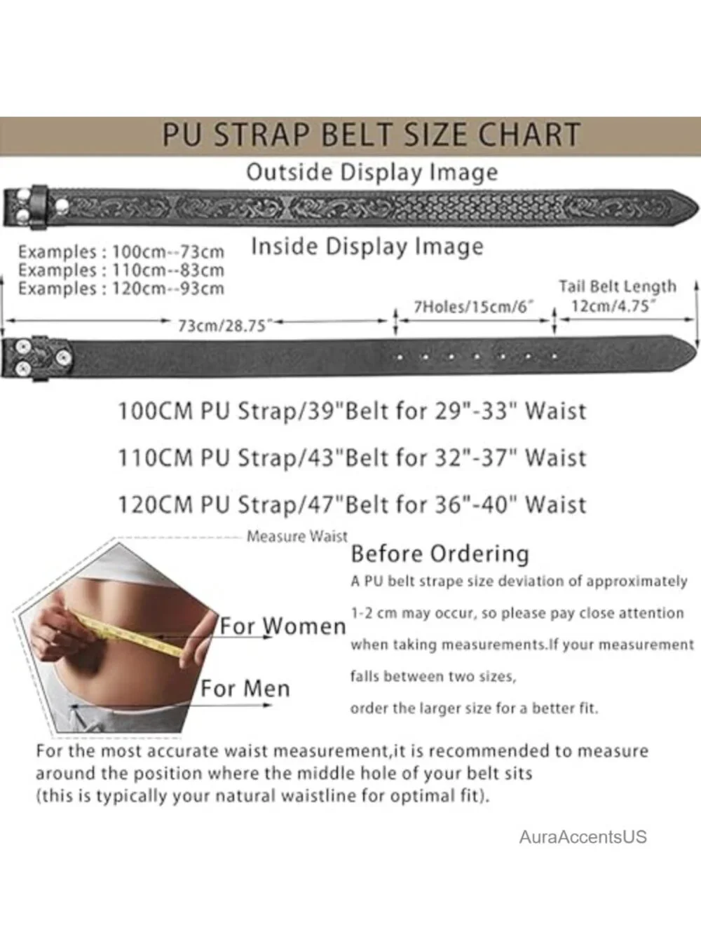 Retro Western Belt Strap 1.5